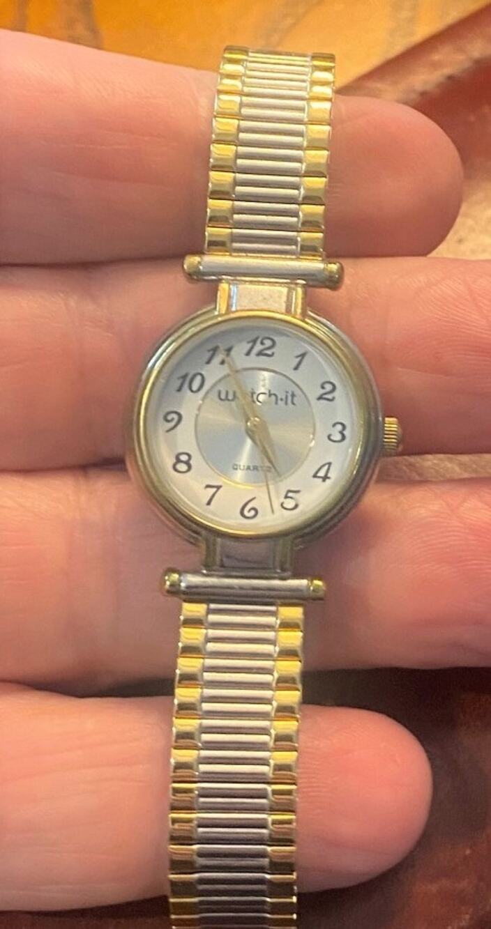 Women's 25mm Two Tone Watch-it Watch, Expansion Band